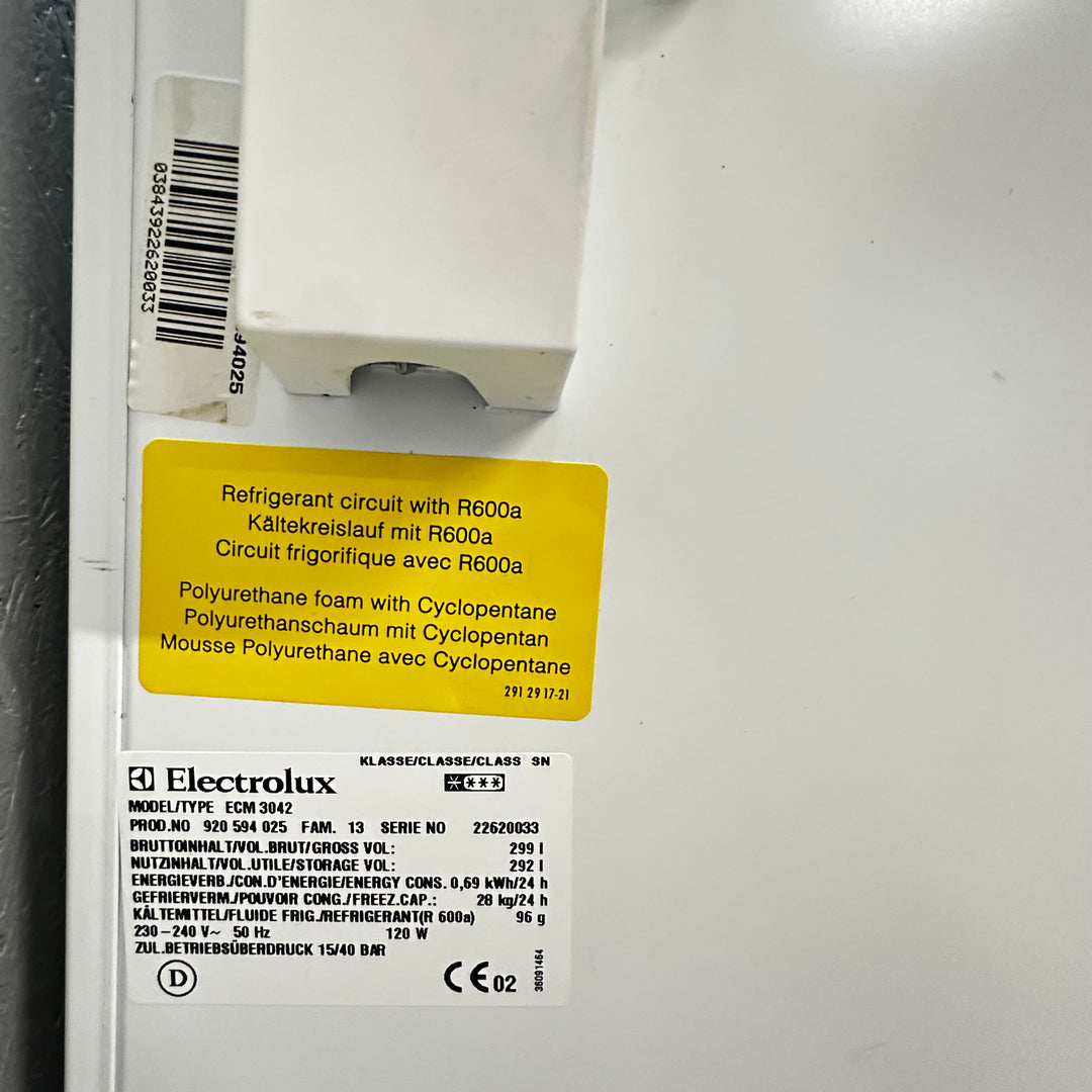 Electrolux Frysbox 299L Rymlig och Hållbar