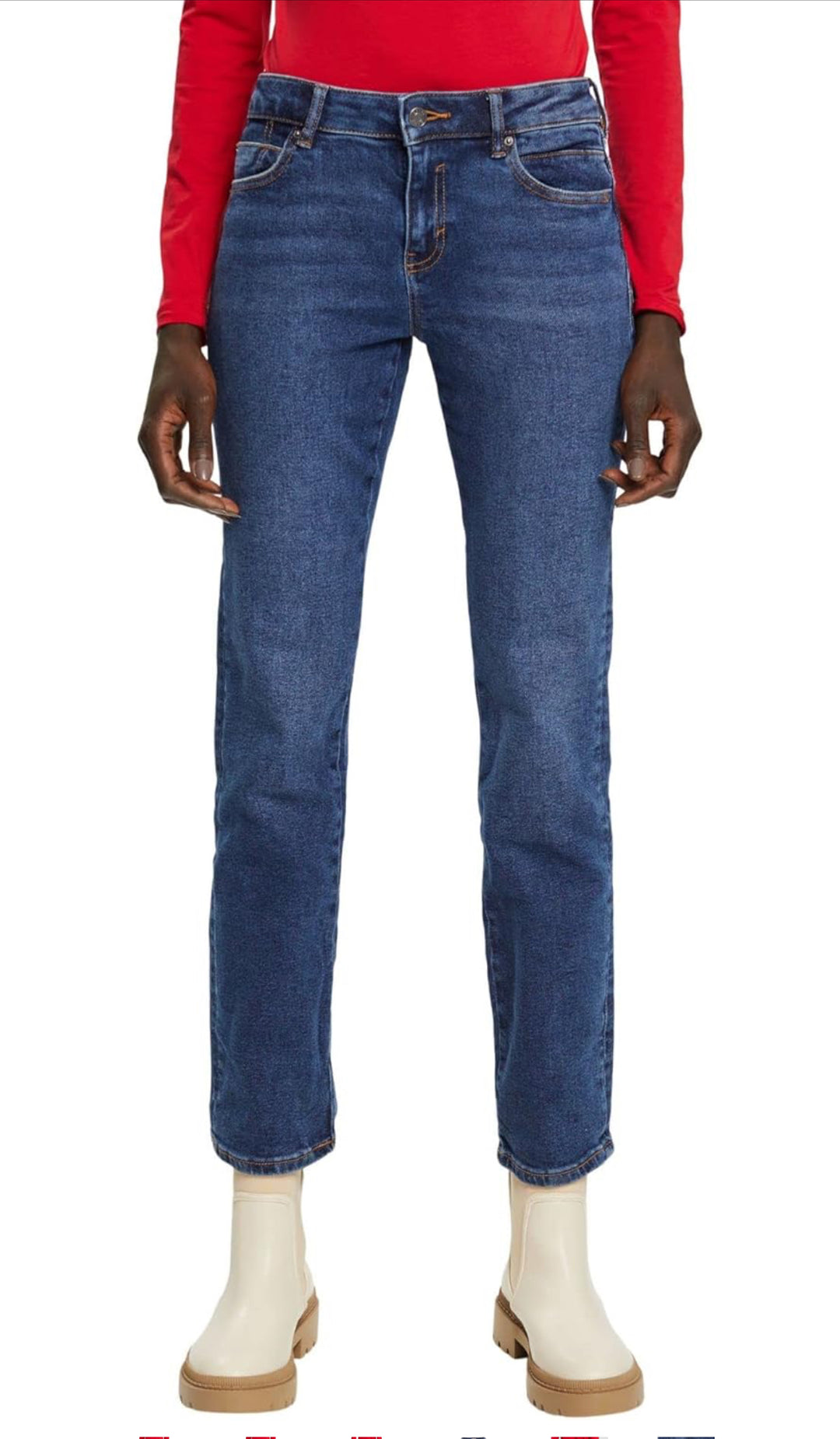 Esprit jeans i klassisk blå denim