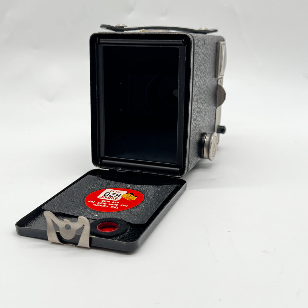 Kodak Six-20 Brownie D kamera med väska