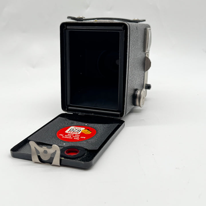 Kodak Six-20 Brownie D kamera med väska