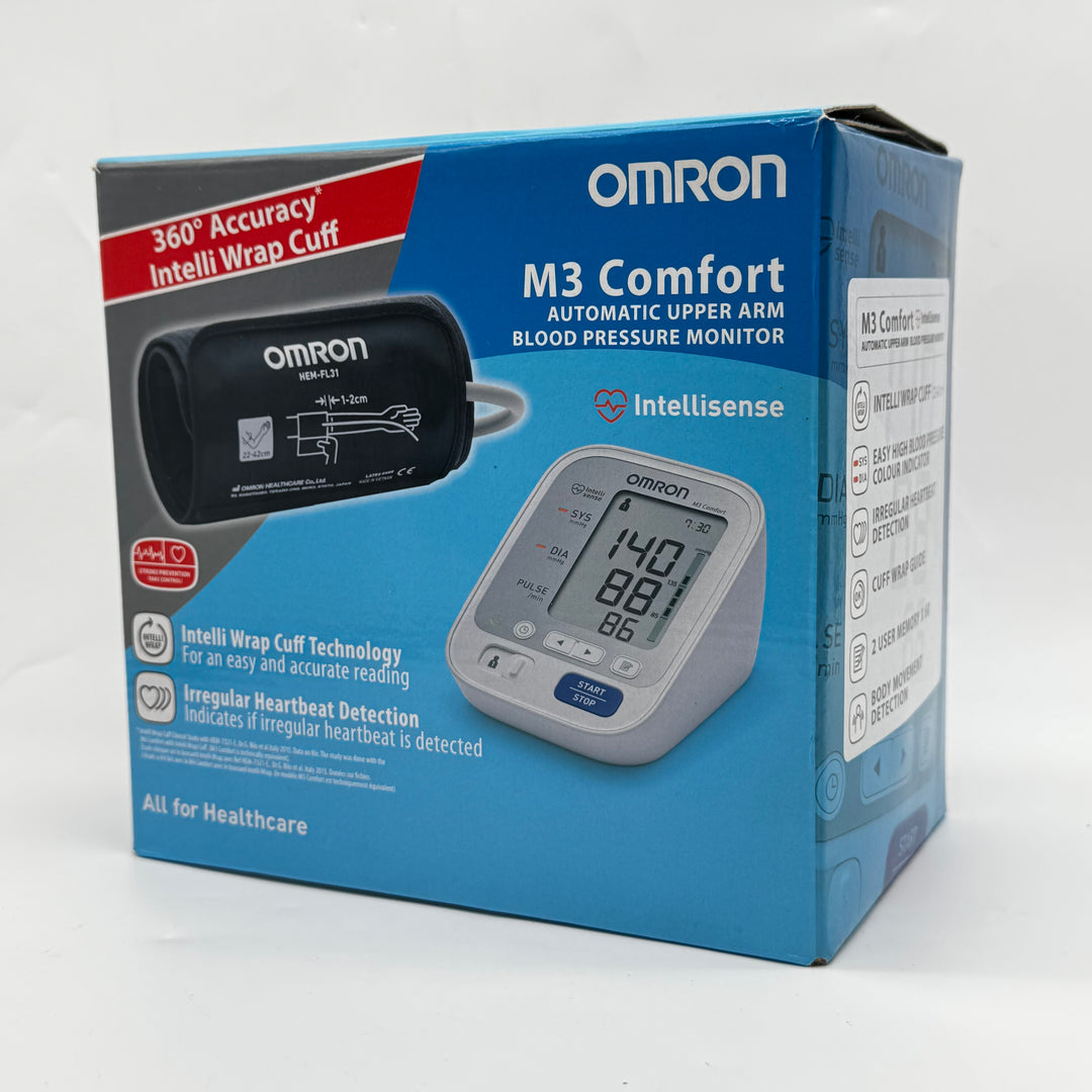 Omron M3 Comfort Blodtrycksmätare med Intelli Wrap Manschett