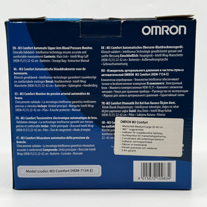 Omron M3 Comfort Blodtrycksmätare med Intelli Wrap Manschett