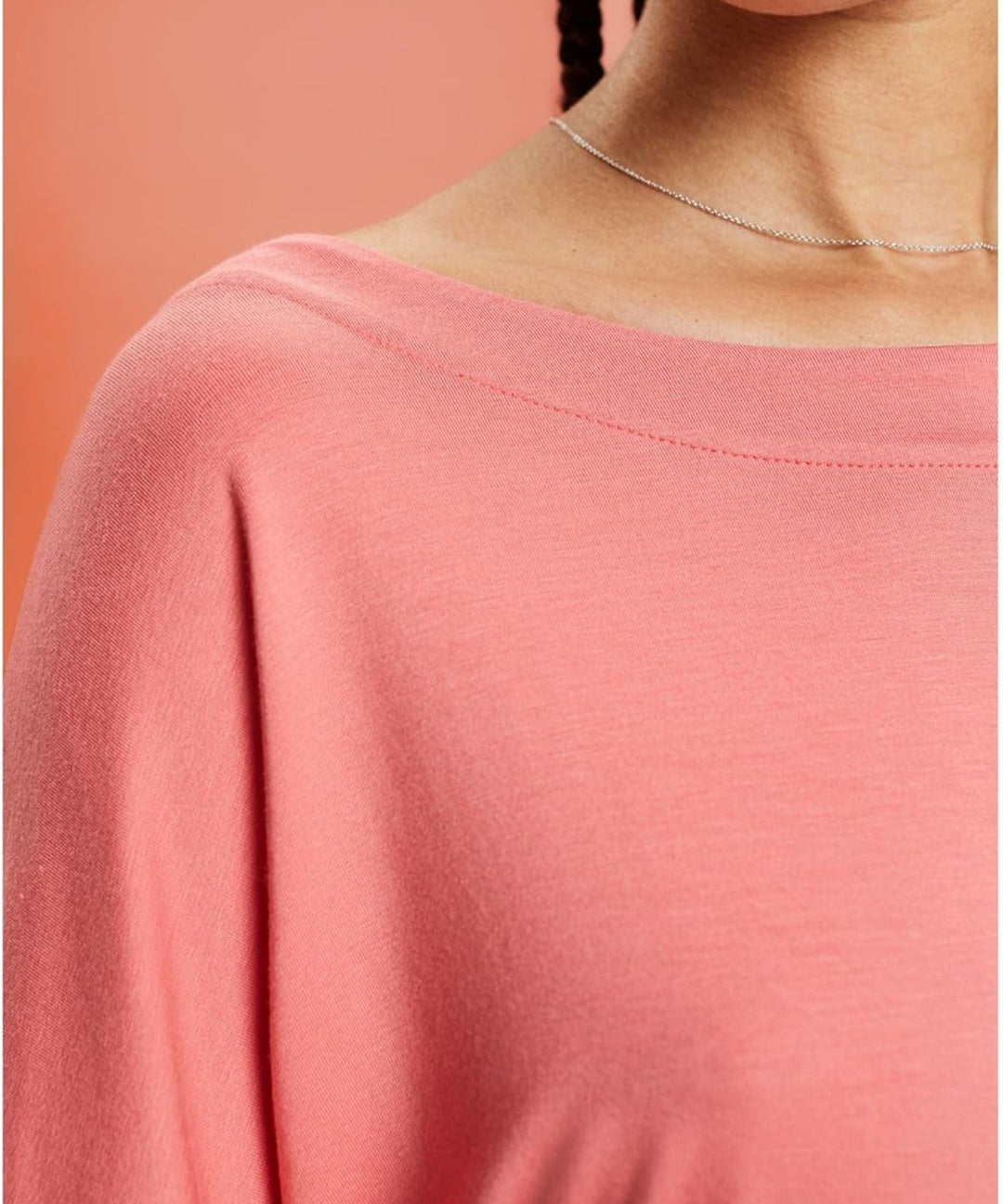 Esprit rosa sweatshirt i bomull