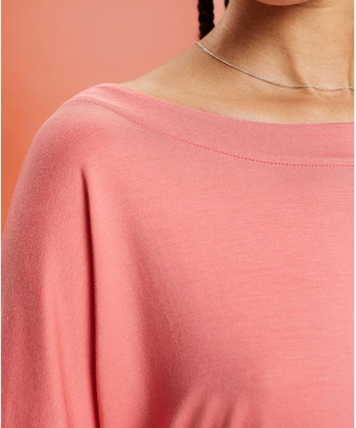 Esprit ljusrosa sweatshirt i bomull