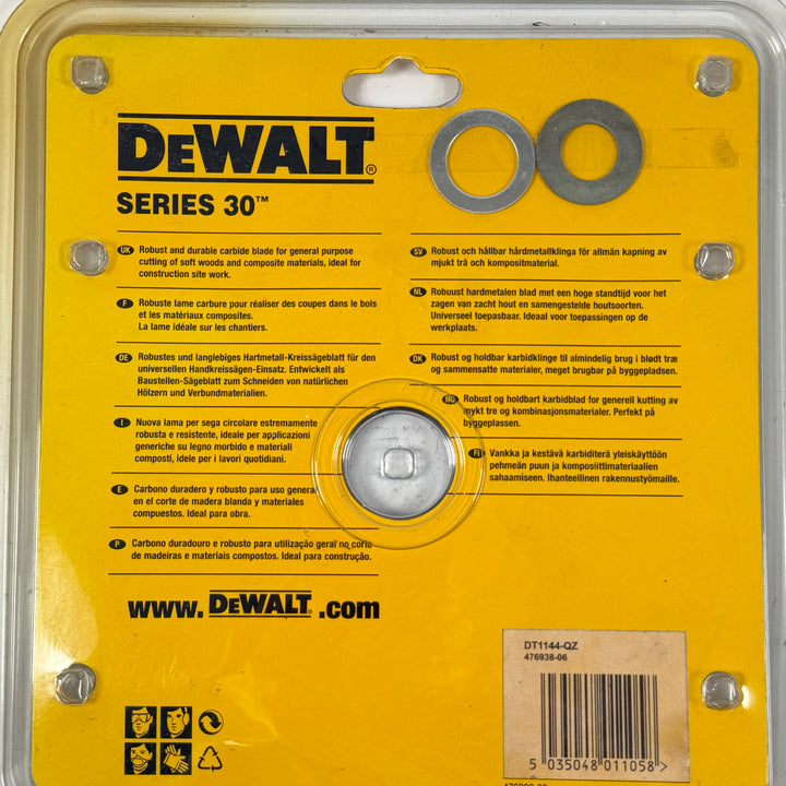 DeWalt cirkelsågblad 165 mm hårdmetall