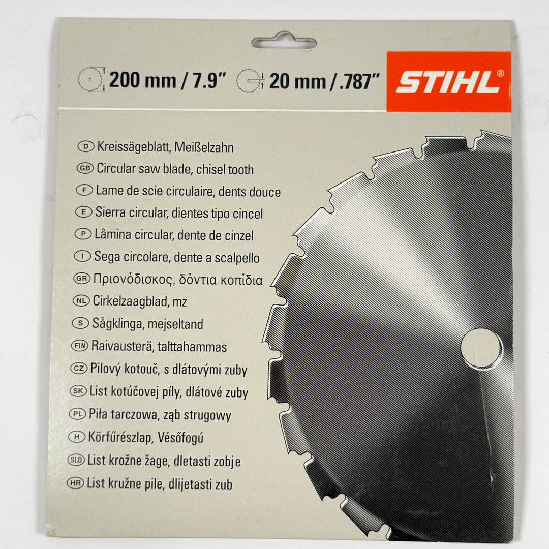 STIHL cirkelsågklinga stål 200 mm robust