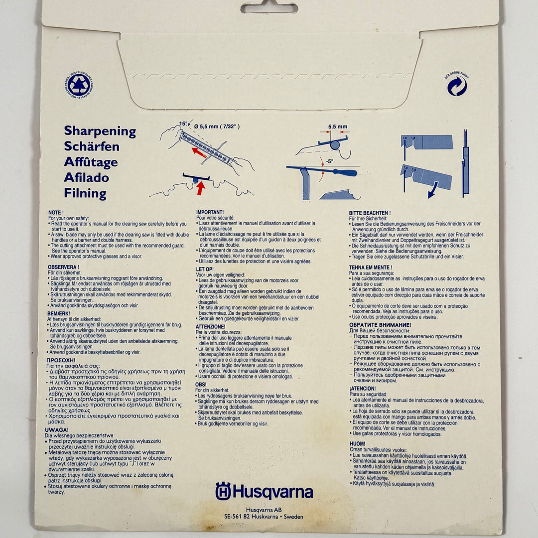 Husqvarna Scarlett röjsågsklinga 200 mm stål