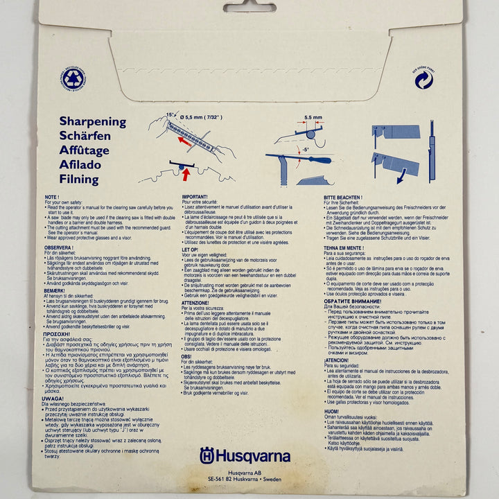 Husqvarna Scarlett röjsågsklinga 200 mm stål