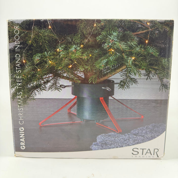 Julgransfot Granig Star Trading svart röd