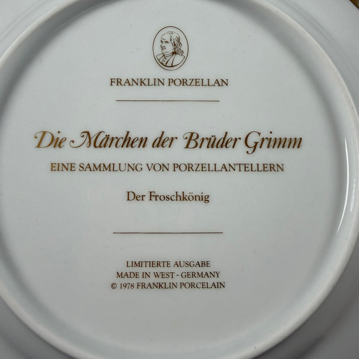 Franklin Porzellan retro samlartallrikar Bröderna Grimm