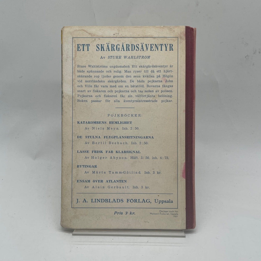 Klassisk Retro Ungdomsbok av Sture Wahlström