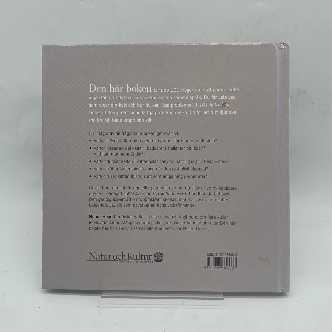 Bok "101 kattfrågor" för kattälskare i toppskick