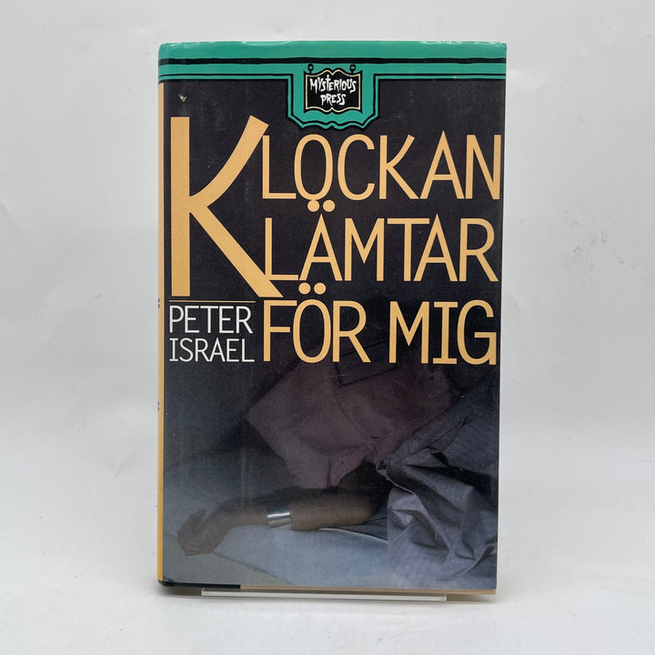 Retro kriminalroman Klockan klämtar för mig av Peter Israel