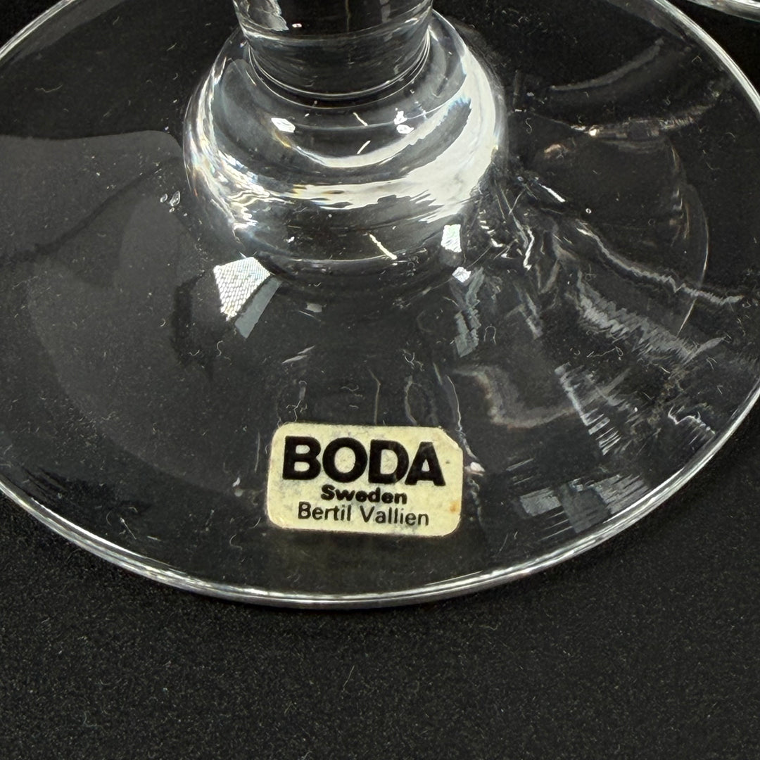 Boda champagneglas retro set om åtta