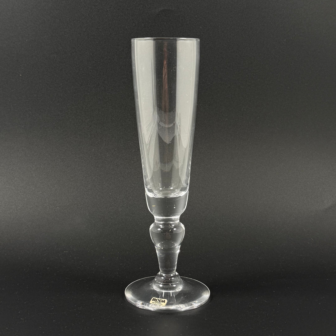 Boda champagneglas retro set om åtta