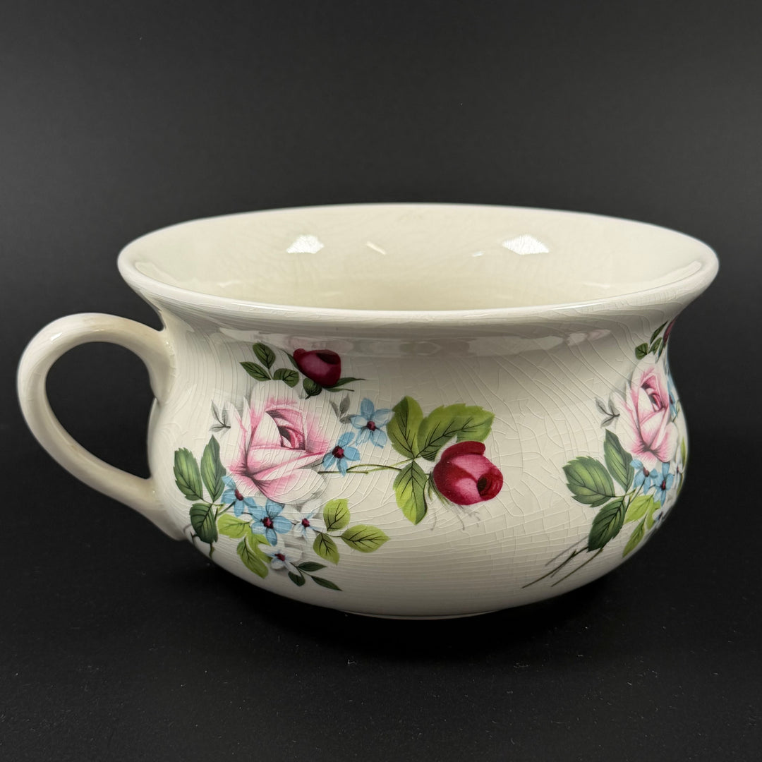 Vintage potta i porslin Portmeirion blommönster