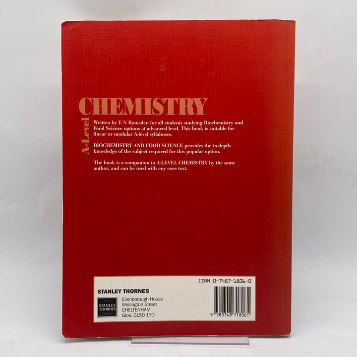 Biochemistry och Food Science bok Stanley Thornes