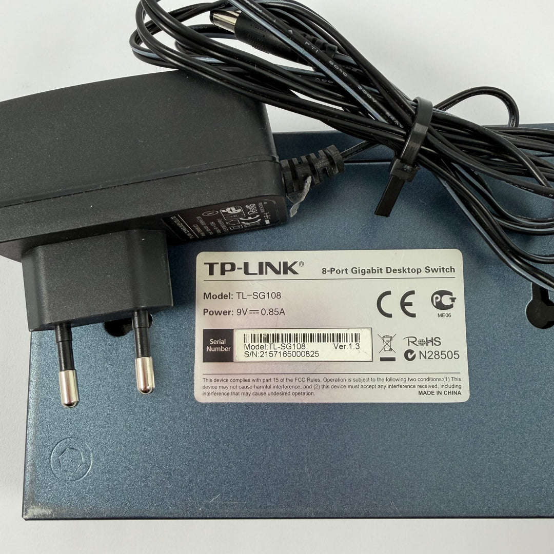 TP-Link Gigabit Switch 8-Portar Robust Modern