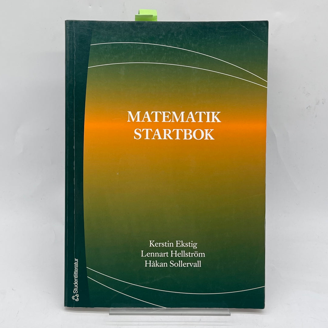 Matematik Startbok Studentlitteratur Mycket Gott Skick