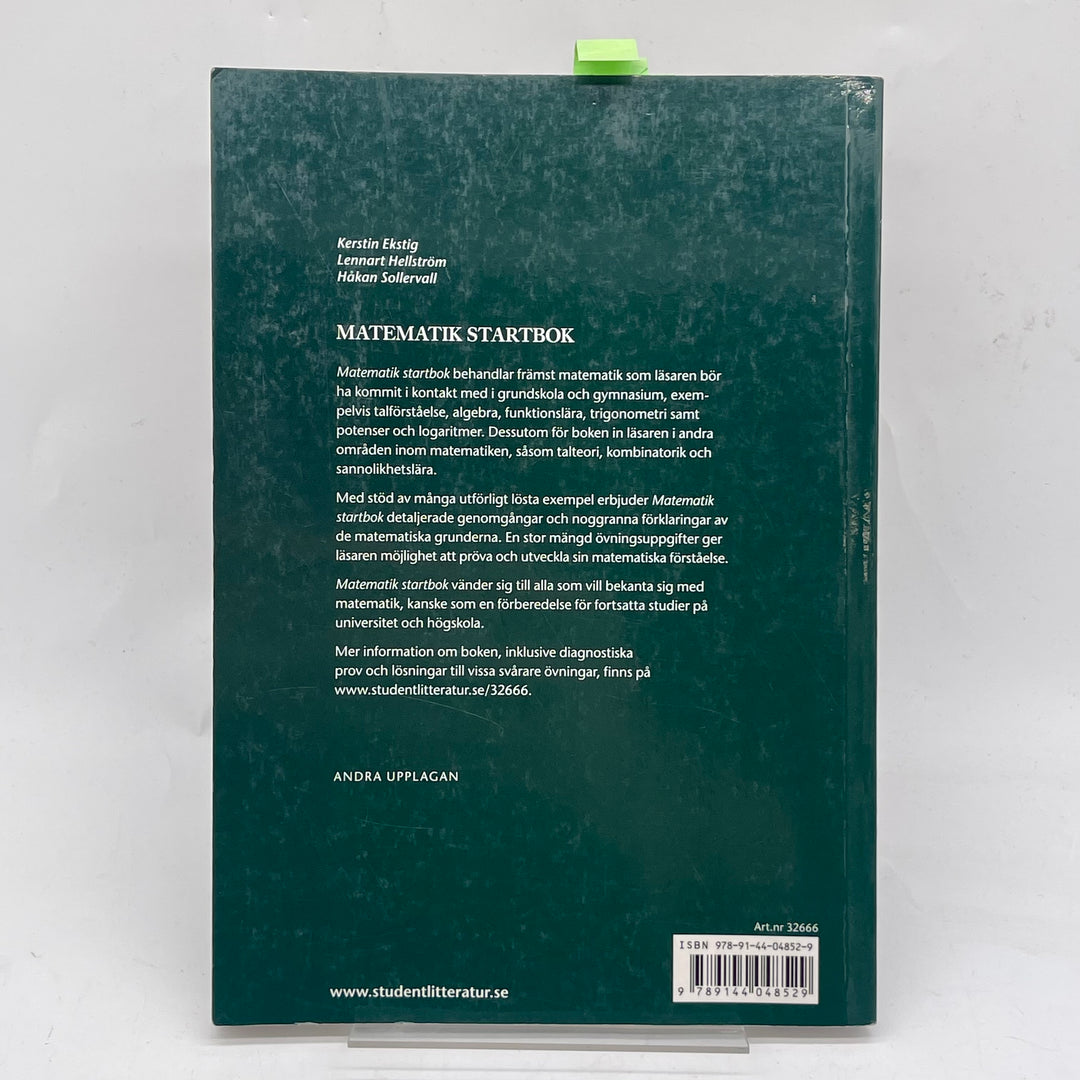 Matematik Startbok Studentlitteratur Mycket Gott Skick