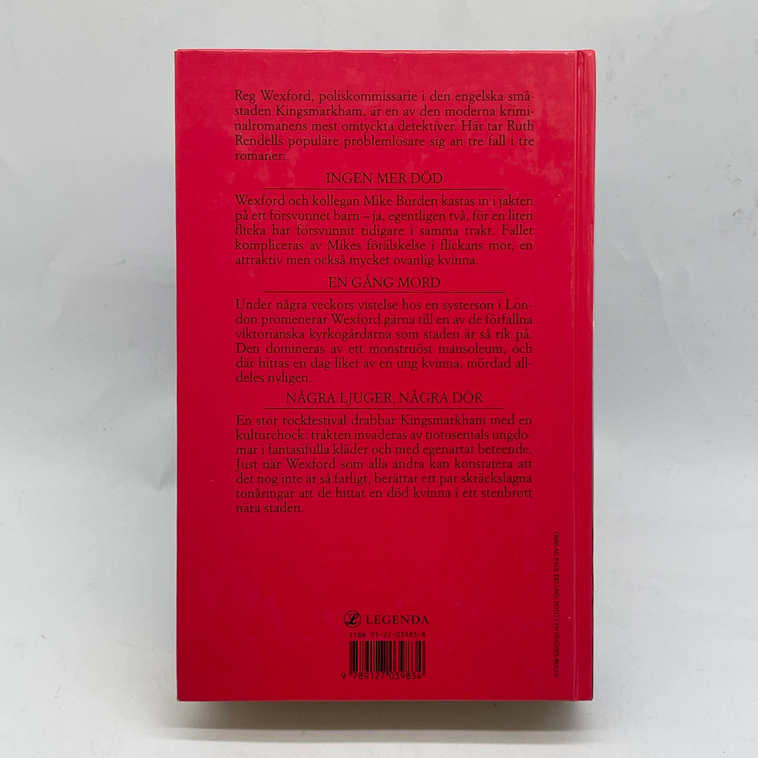 Ruth Rendell Bok Tre Wexford-Mysterier