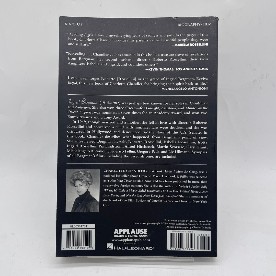 Biografi om Ingrid Bergman av Charlotte Chandler