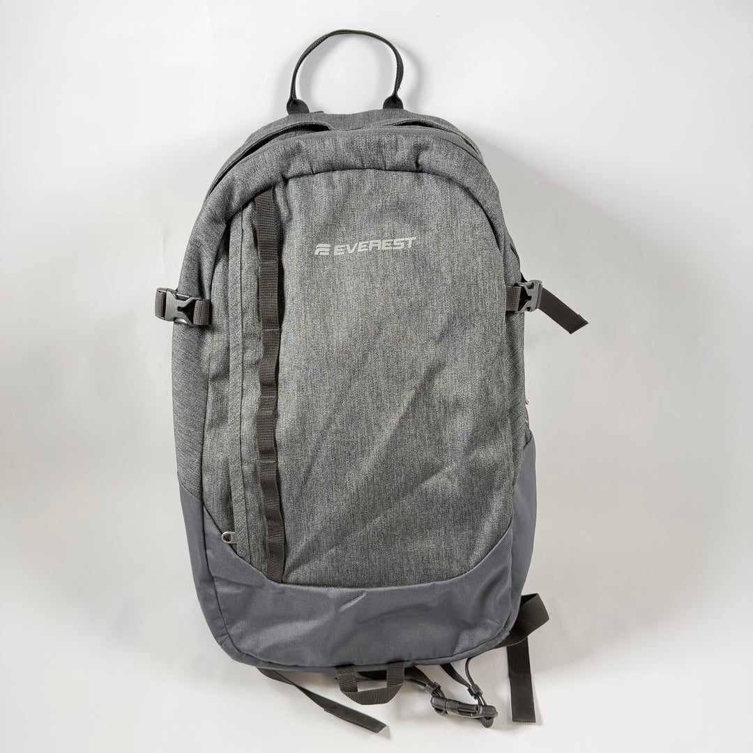 Everest grå slitstark ryggsäck textil
