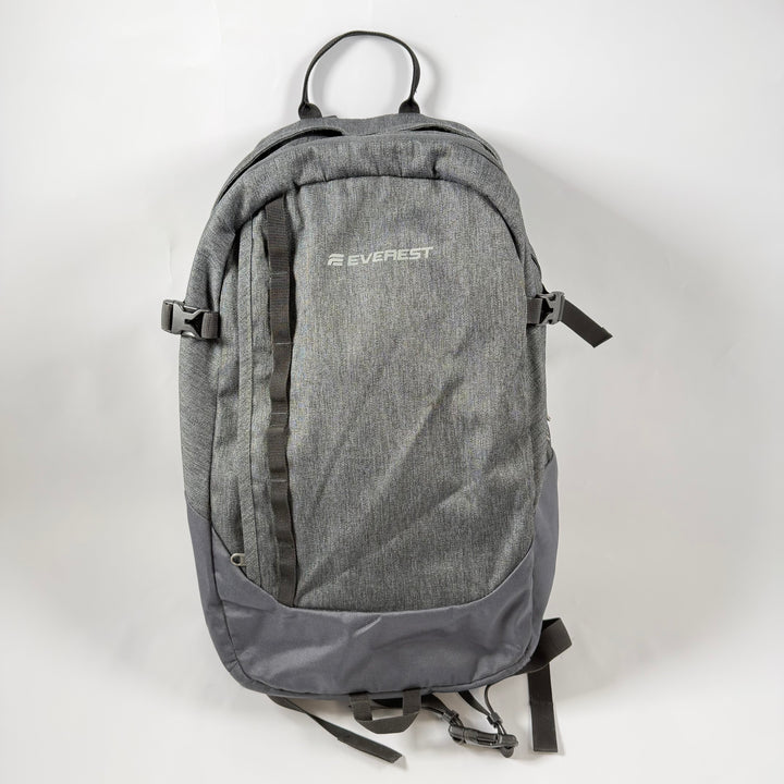 Everest grå slitstark ryggsäck textil