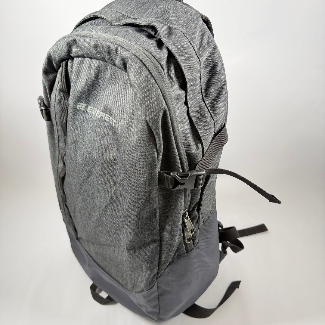 Everest grå slitstark ryggsäck textil