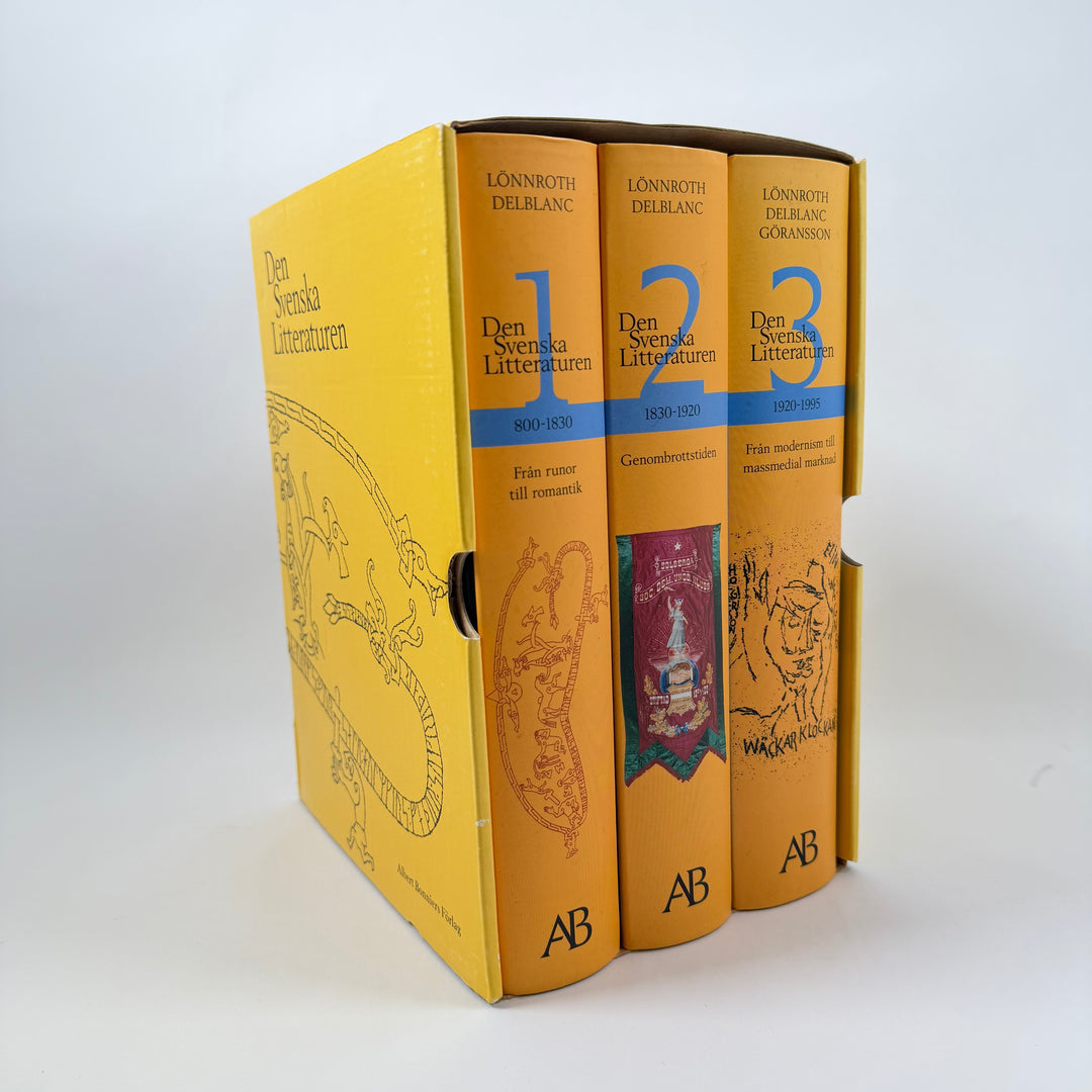 Den Svenska Litteraturen Boksamling Retro
