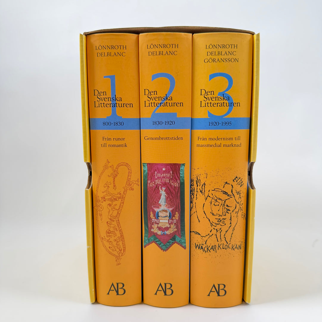 Den Svenska Litteraturen Boksamling Retro