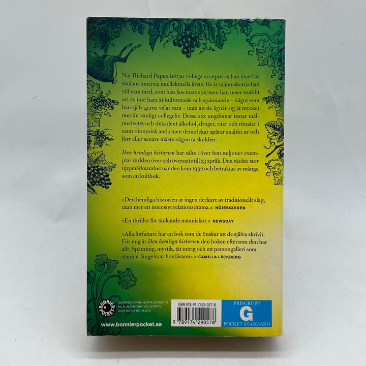 Donna Tartts Den Hemliga Historien Pocketbok