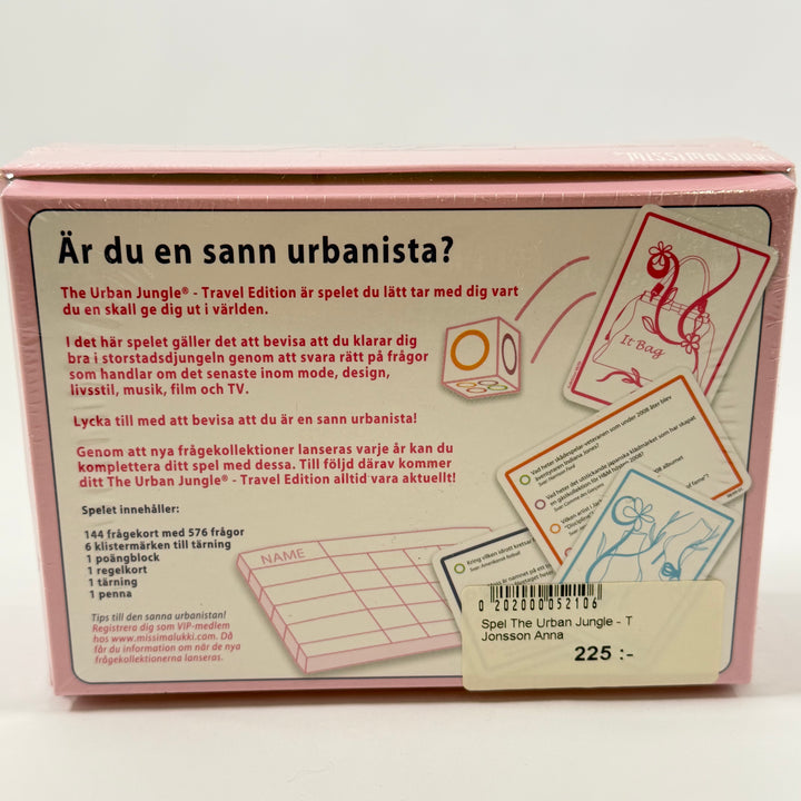 Retro Sällskapsspel Urban Jungle Resa