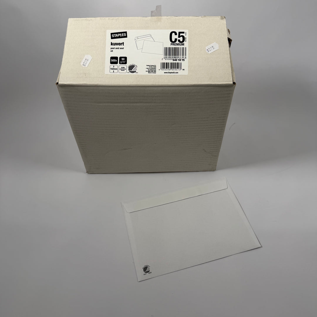 Staples Vita Kuvert C5 Peel-and-Seal