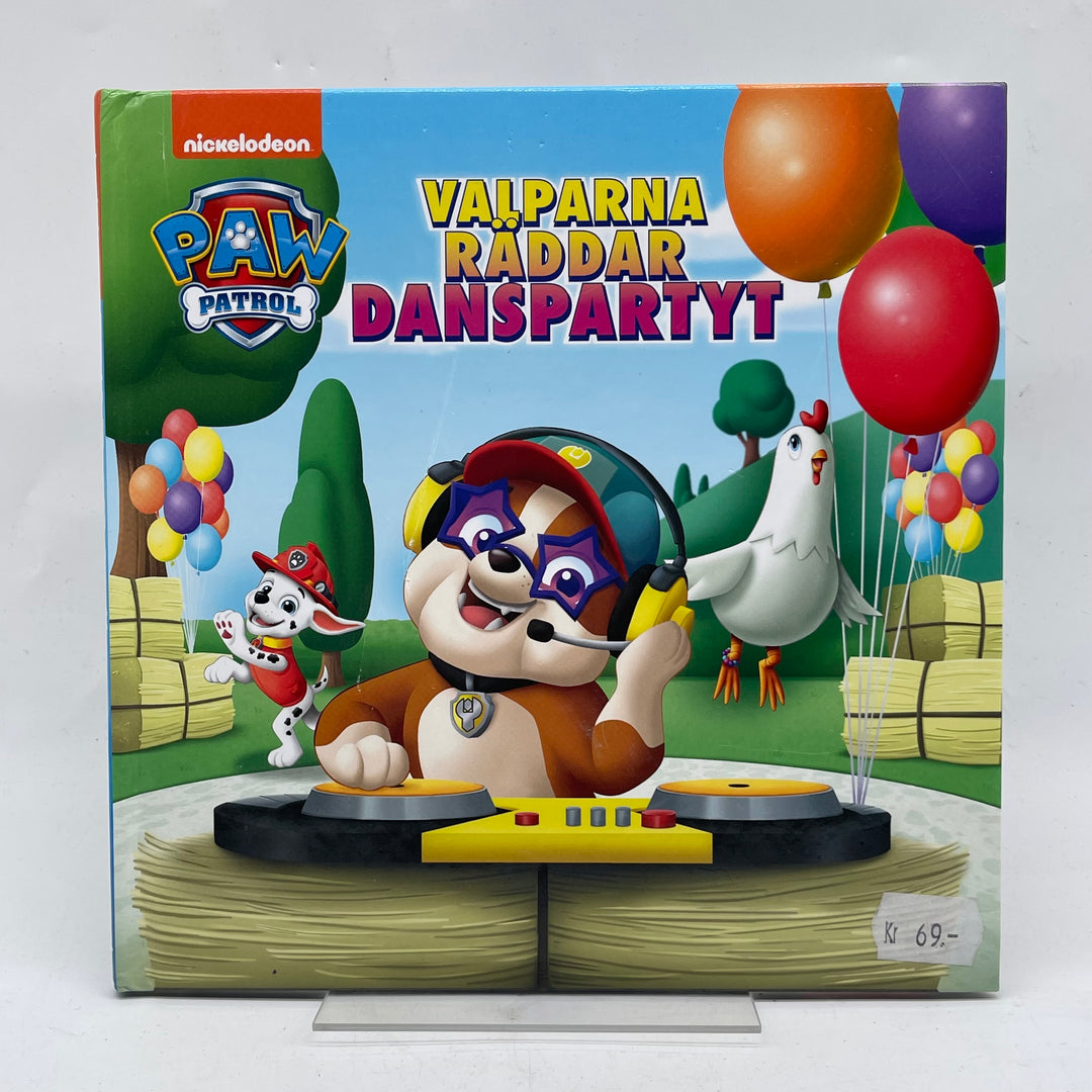 Paw Patrol Barnbok Valparna Räddar Dansparty