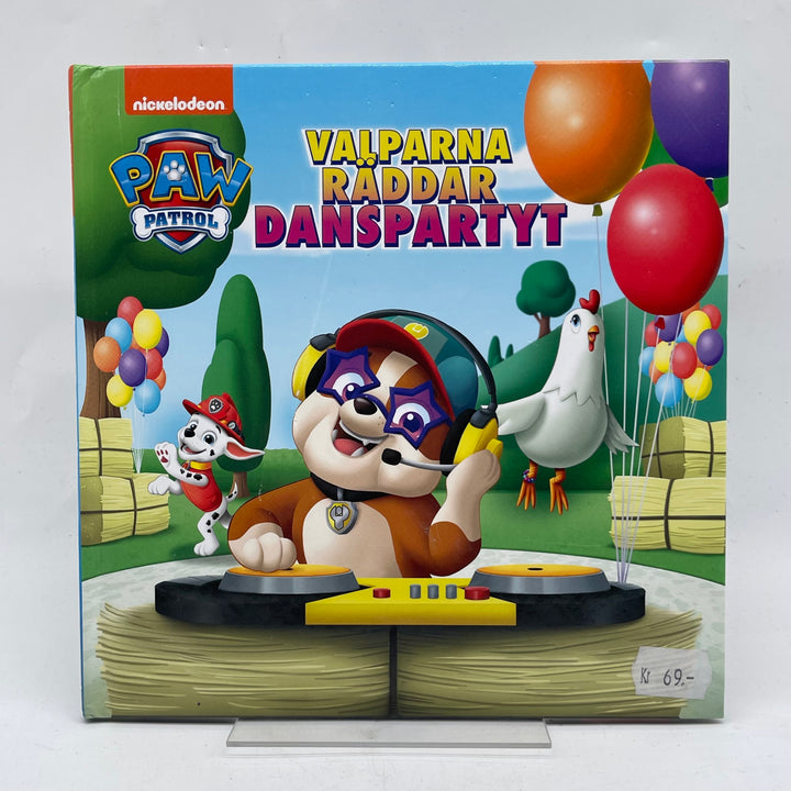 Paw Patrol Barnbok Valparna Räddar Dansparty