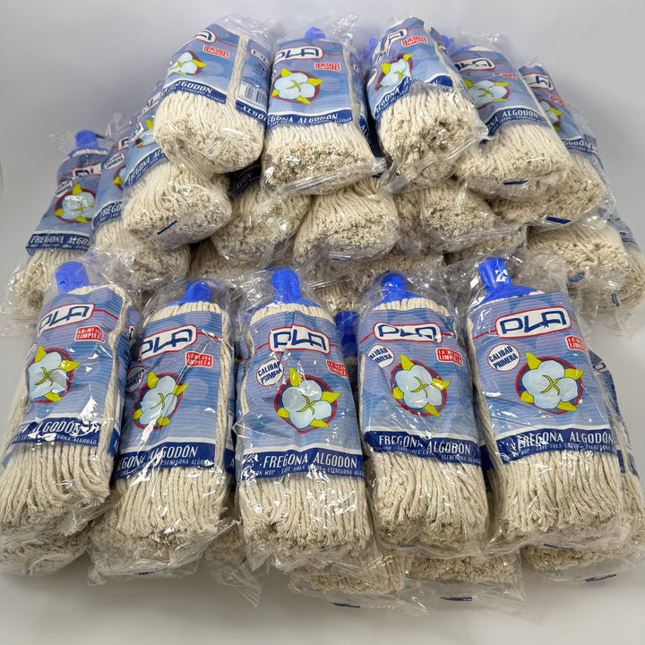 Hållbar bomullsmopp från PLA oanvänd  (15st)