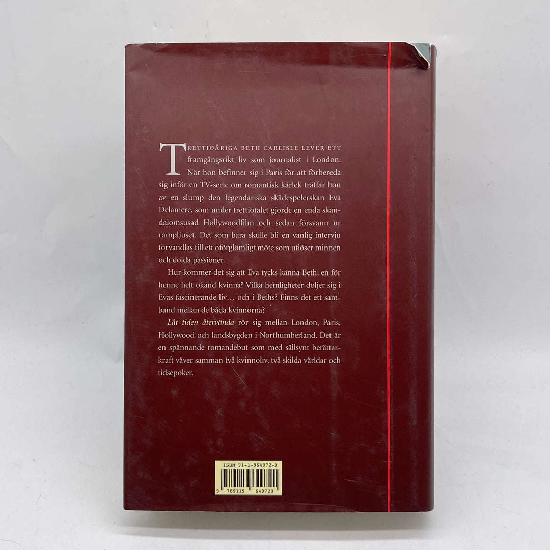 Svensk roman Låt tiden återvända Norstedts