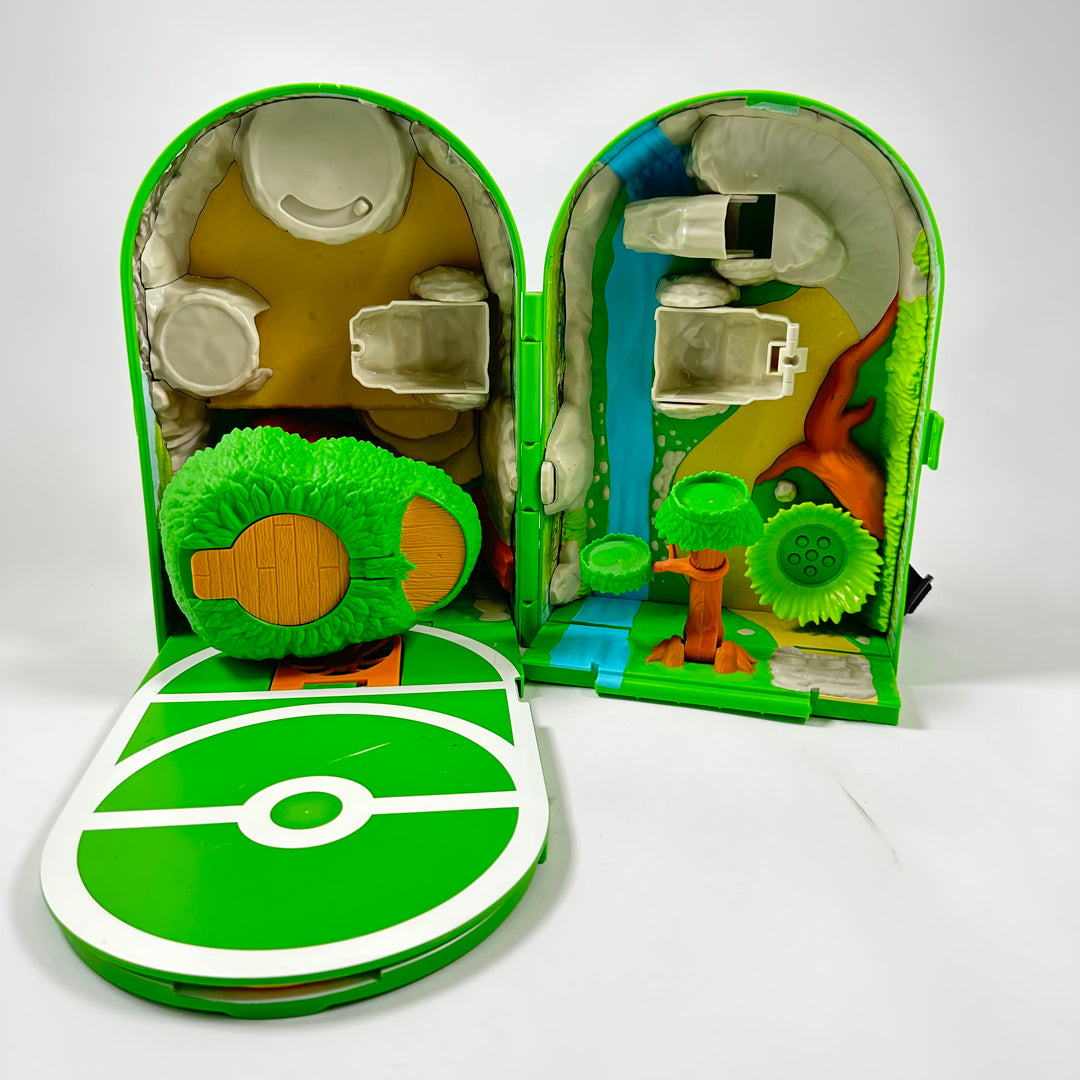 Grönt retro Pokémon lekset portabel väska