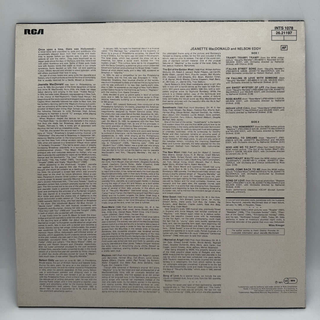 RCA Retro Vinylskiva med Klassiska Duetter