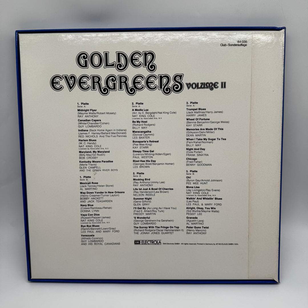 Golden Evergreens Volym II Retro Vinylskiva