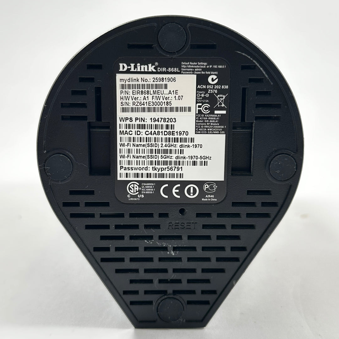 D‑Link DIR‑868L trådlös router begagnad