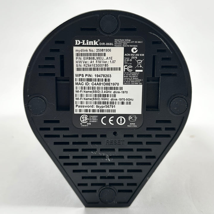 D‑Link DIR‑868L trådlös router begagnad