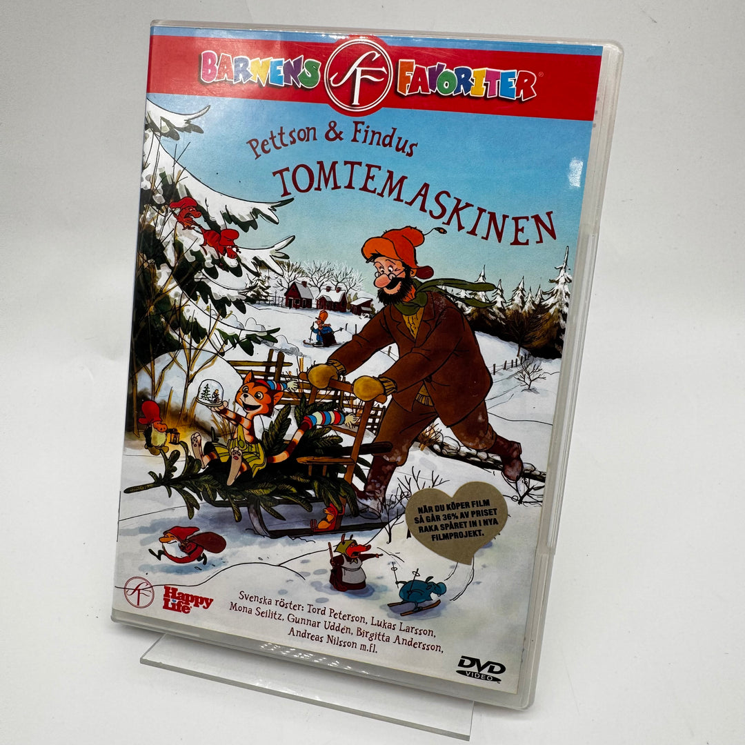 Pettson & Findus Tomtemaskinen DVD Retro