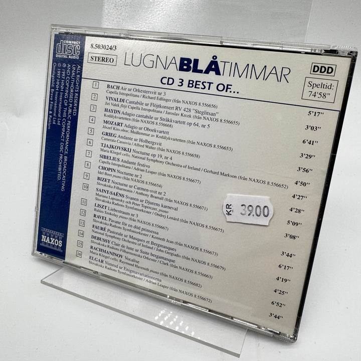 Lugna Blåtimmar CD 3 från Naxos