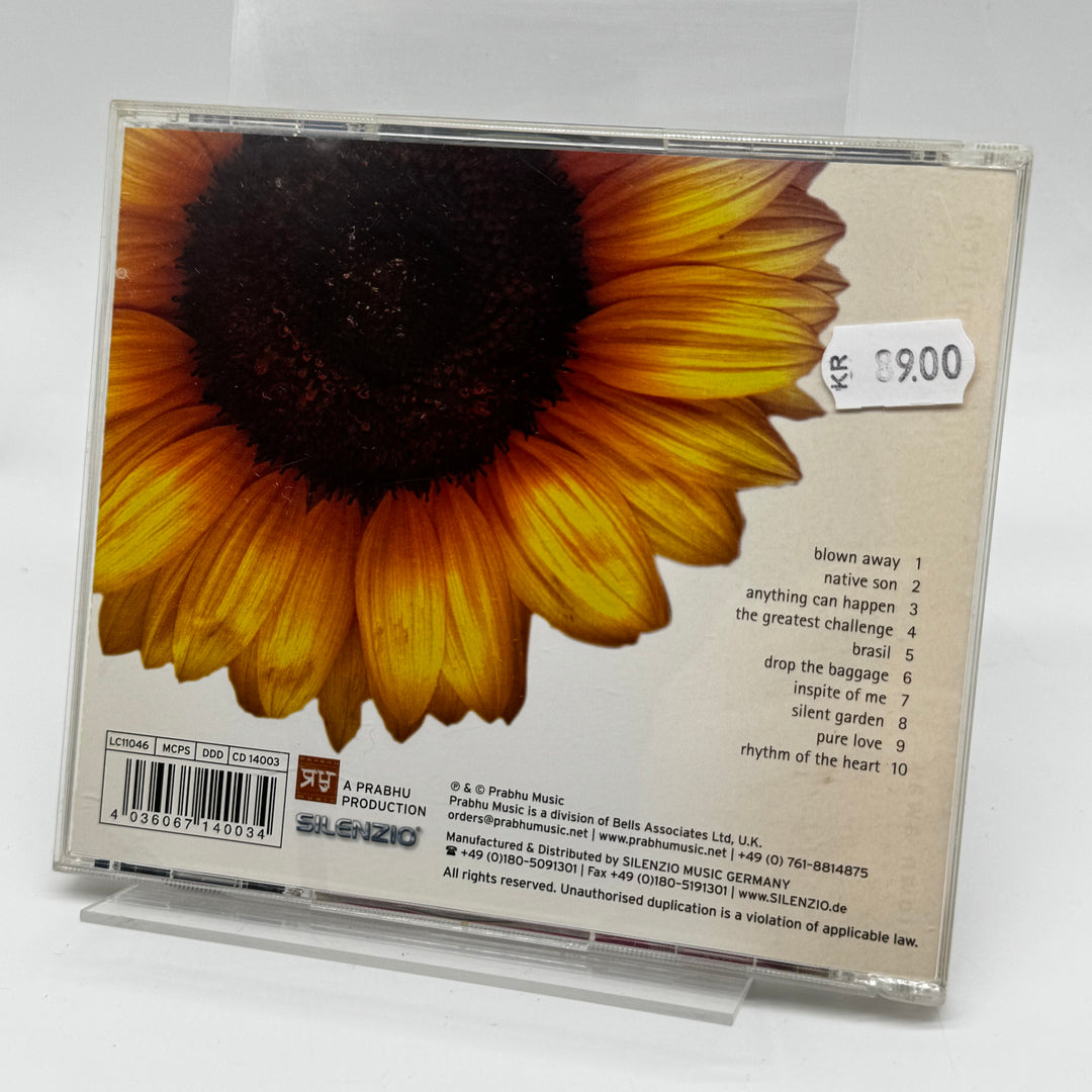 Retro CD-skiva med artistiskt omslag
