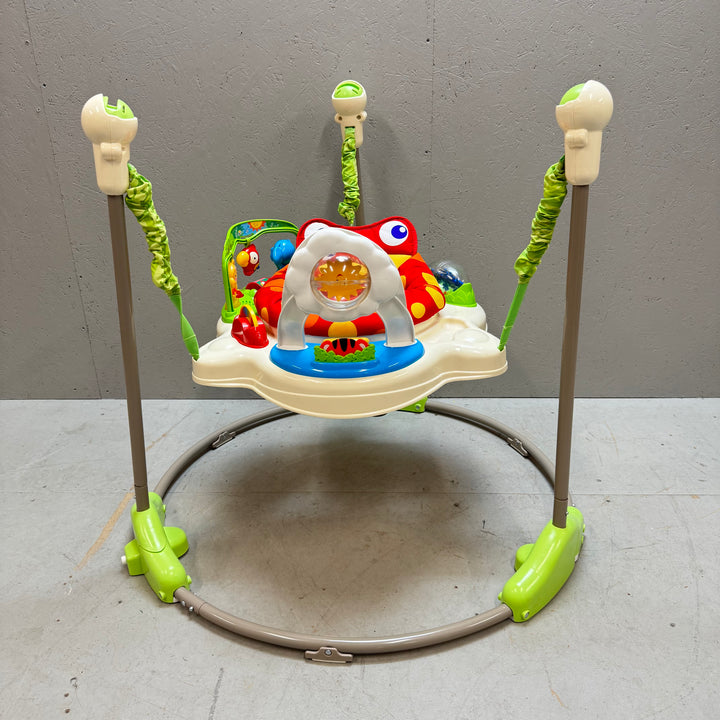 Färgglad Fisher-Price Rainforest Jumperoo gungstol