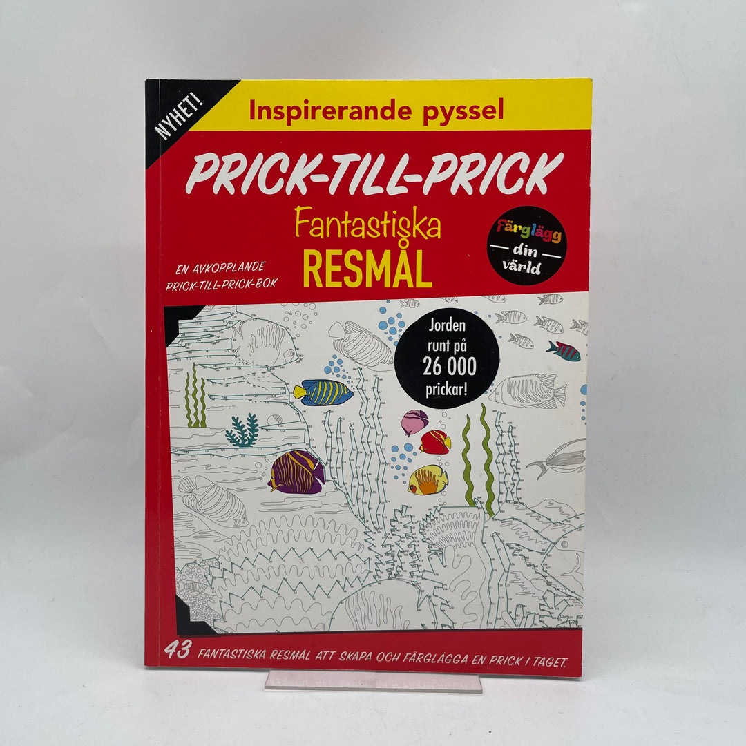 Prick-till-prick-bok Fantastiska Resmål Tegmont