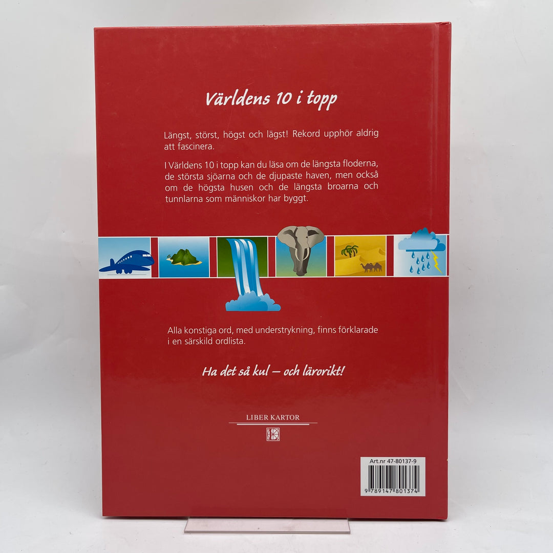 Världens 10 i topp bok från Liber