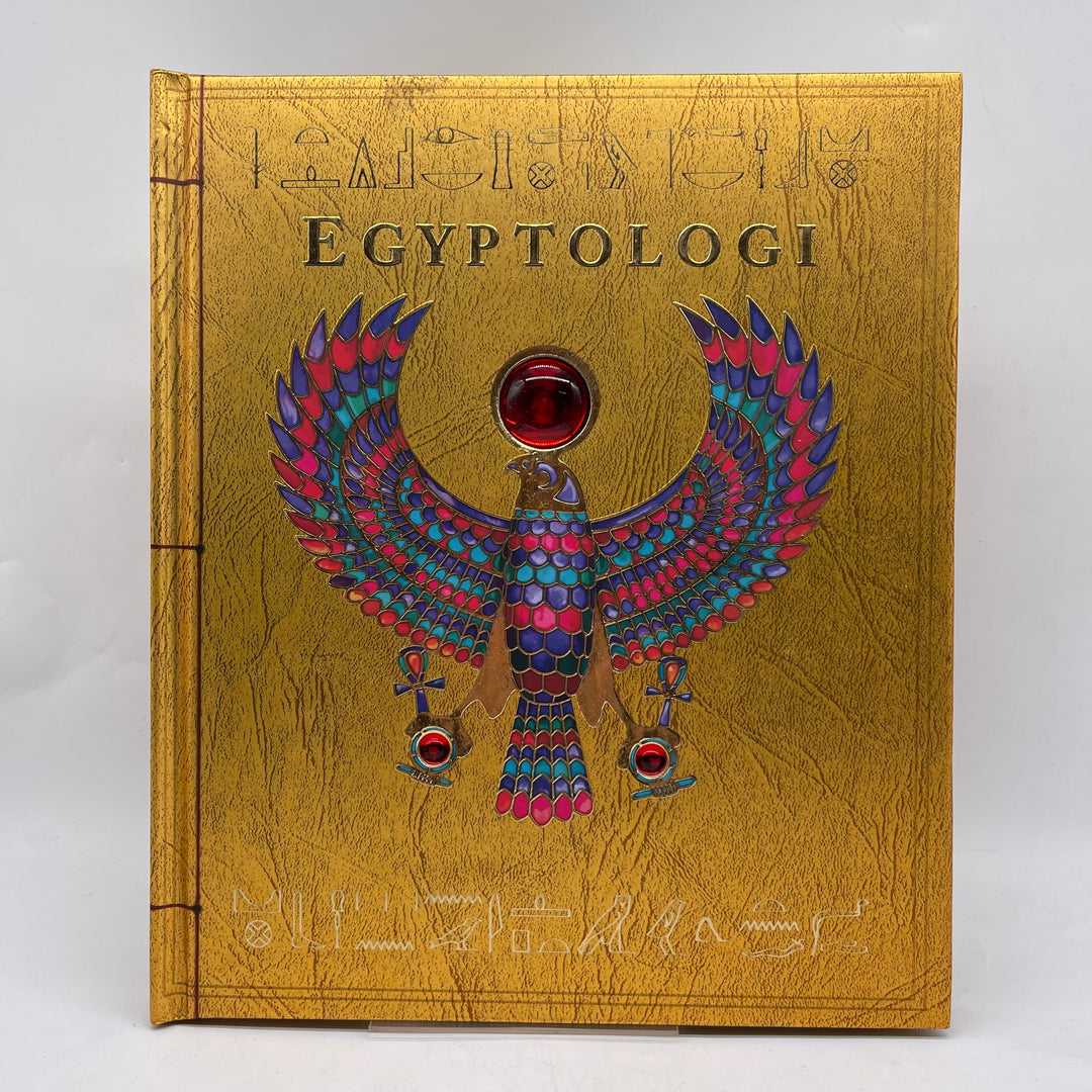 Retro egyptologibok med färgstarkt Fenixomslag